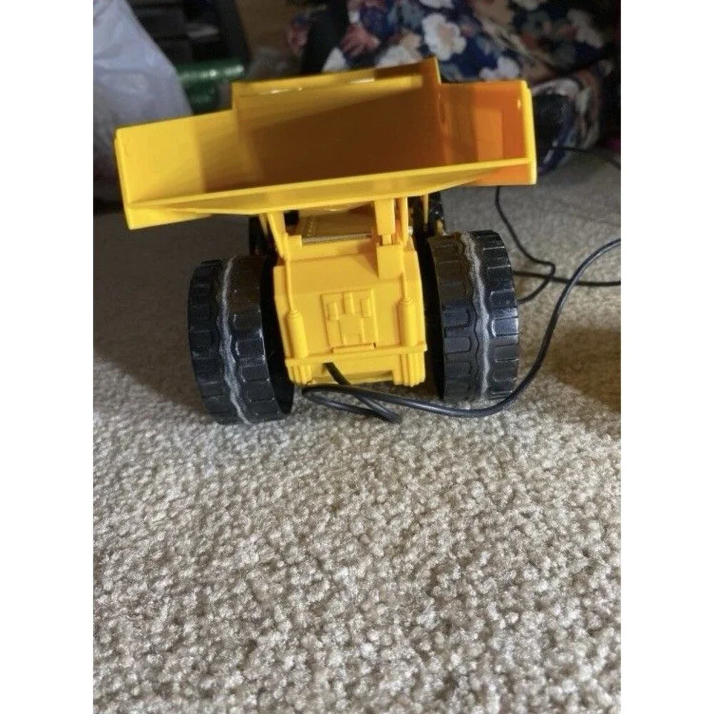 Vintage Toy State CAT Caterpillar Wired Remote Control Dump Truck Working 1990s